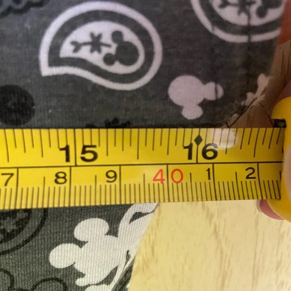 Disney Pants Jumpsuit Romper One Piece Subtle Mickey Mouse Sz Small - Picture 7 of 14